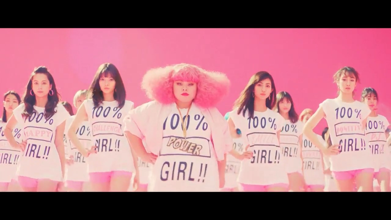 渡辺直美 Niki 八木アリサ 堀田茜 藤井サチ KIREIMO 100%GIRLS 100人篇