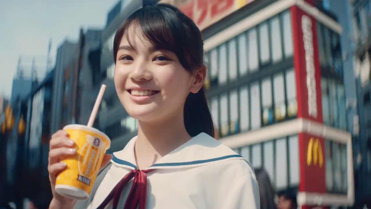 青井乃乃 CM 「マックシェイク 森永ミルクキャラメル 最強コラボ復活」篇