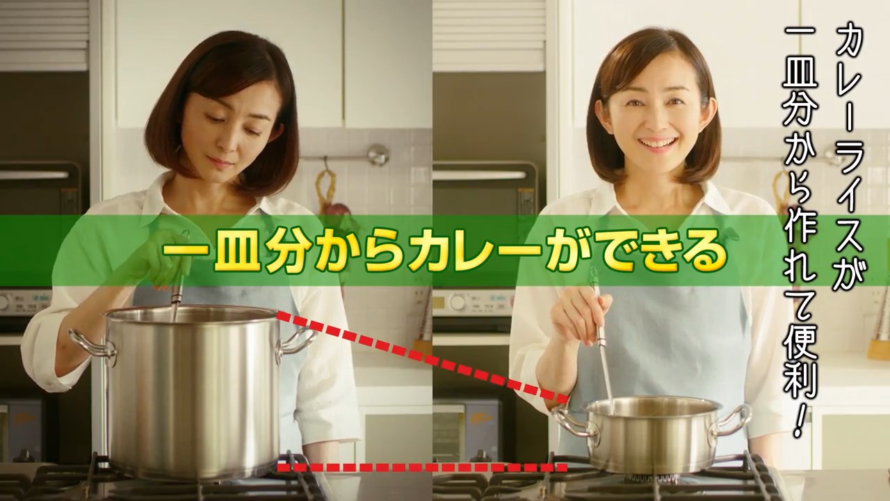 押田恵 CM プレミアム熟カレー「ミスタープレ熟」篇 グリコ