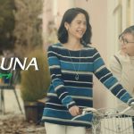 福田メイコ 朝見心 ベルーナ CM ふわふわ裏ファー素材ロングプルオーバー