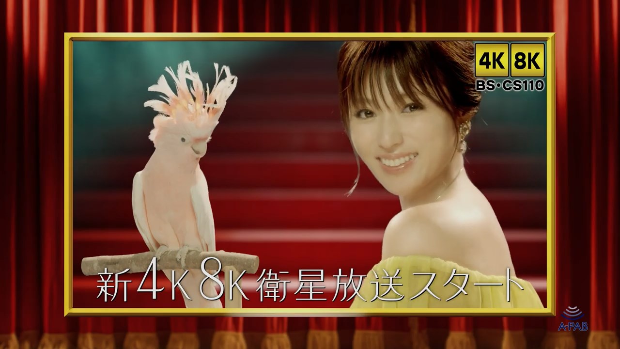 深田恭子 新4K8K衛星放送スタート