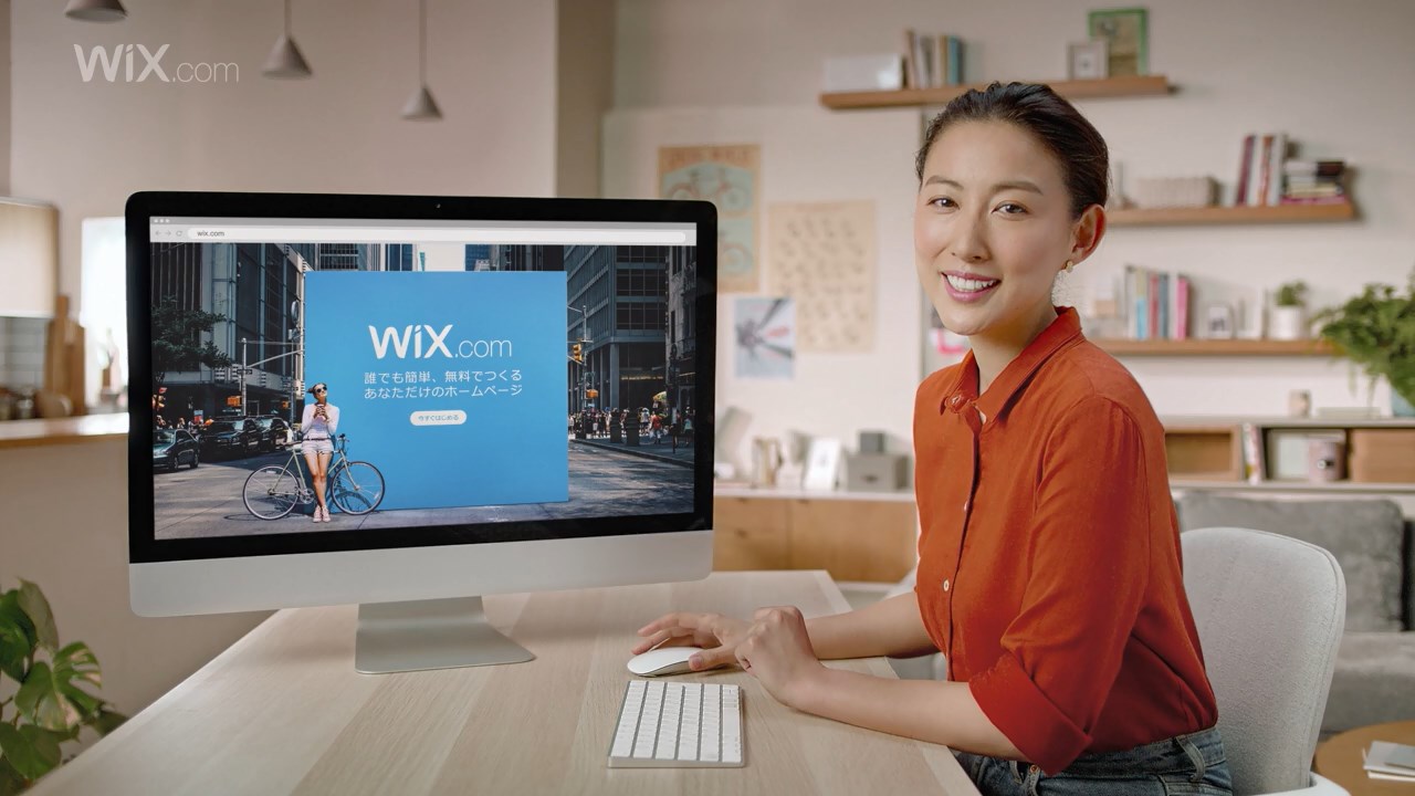 池田香織 Wix.com(ウィックス)Web CM 「わたしの公式ホームページ」女優篇