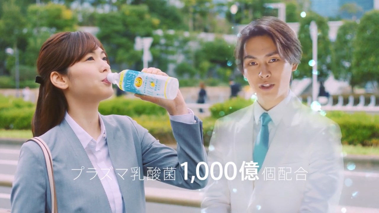 森本奈緒 キリンiMUSE(イミューズ) 「春・通勤中」篇