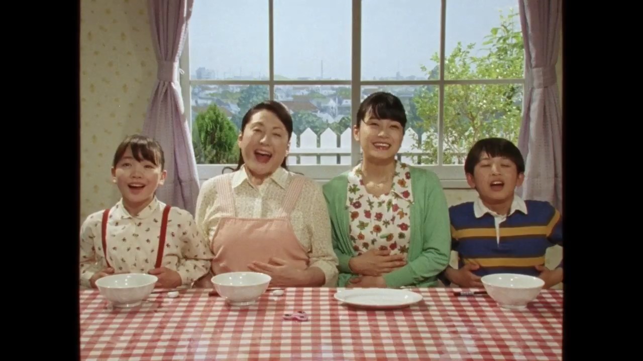 松坂慶子 深川麻衣 CM 日清の袋麺シリーズ「愛されて三世代 篇」