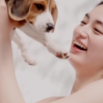 八木莉可子 GU 一枚で着られる、カップ付きトップス、BRA FEEL